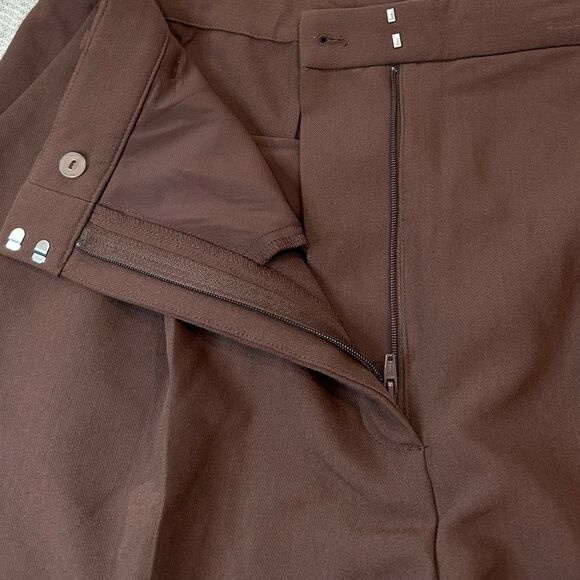 Abercrombie & Fitch Tailored Shorts Size XL Brown Pockets Women's - Picture 6 of 11